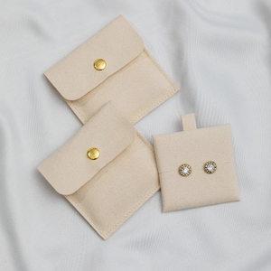 Ensemble de colis cadeaux en microfibre imprimés sur mesure pour bijoux, comprenant une boîte et une pochette - Product Image 6