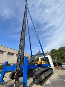 Mesin Pengebor Tiang Pancang Beton JOVE JZL120, Mesin Bor Auger Panjang, Rig Pengeboran CFA, Motor, Sasis Beroda untuk Penyangga Tiang Pancang Beton - Product Image 4