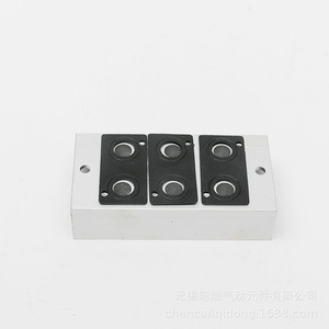 ฐานวาล์วโซลินอยด์รุ่น Canh 3V ซีรีส์ ทำจากอะลูมิเนียม สำหรับระบบลม - Product Image 3