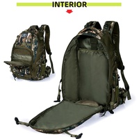 Sac à dos de chasse camouflage personnalisé avec logo, sac à dos de chasse camouflage multi-usages avec système de transport double et ceinture ajustable
