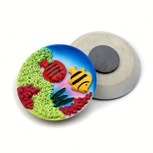 Imán de Resina para Refrigerador con Diseño Costero, Personalizable, en Forma de Pegatina Magnética, Impresión 3D en Poliresina - Product Image 2