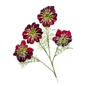 Bouquet de fleurs artificielles de style européen en plastique et tissu pour décoration de mariage et de maison - Product Image 5