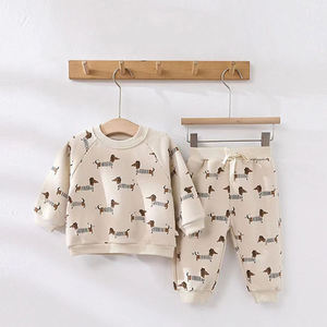 Conjunto Deportivo de Algodón y Bambú para Niños, Trajes Deportivos Orgánicos para Niños, Conjuntos de Sudadera Personalizados de Felpa, Conjuntos de Ropa Sostenible para Niños - Product Image 3