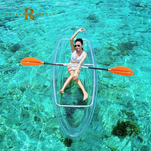 Kayak Transparente de Cristal para una Persona, para Deportes Acuáticos, Pesca y Aventuras - Product Image 1
