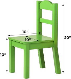 Montessori gỗ mạnh mẽ hoạt động bảng trẻ em ghế và bảng thiết lập cho ăn vẽ đọc sách - Product Image 6