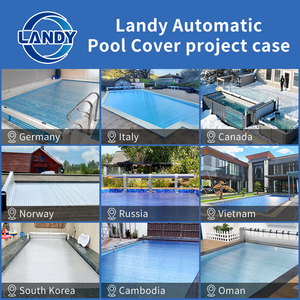 Cubierta Automática para <span class=keywords><strong>Piscina</strong></span> Landy PC, Resistente a los Rayos UV, Impermeable, Cubierta Automática para Piscinas Elevadas - Product Image 6