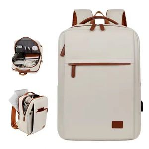 Wholesale Unisex Simple Quality <b>Large</b> USB Charging Fashionable Design Mochila Waterproof Laptop <b>Backpack</b> Travel Back Pack - Product Image 1