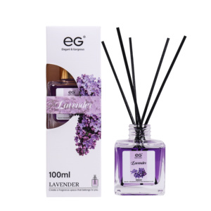 Op maat gemaakte luxe DIY geurdiffuser met rietjes, alcoholvrij, handgemaakt, milieuvriendelijk, langdurige geur, zwarte vezelstokjes - Product Image 3