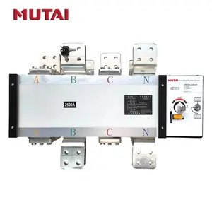 MUTAI от производителя, 400 В переменного тока, 4P, переключатель с переключателем с автоматической передачей 3200A 2500A 2000A ATS
