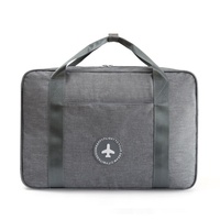 Bolsa de lona de viaje duradera con cierre de cremallera Bolsa multifunción Bolso plegable