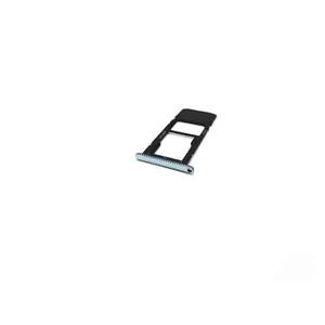 Bandeja de SIM individual negra de repuesto para LG K61 LMQ630EAW - Product Image 1