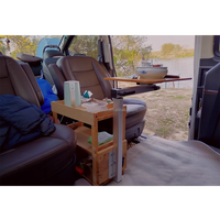 Pied de table rotatif à 360 degrés, amovible, léger, gain de place, réglable, en alliage d'aluminium, accessoires pour camping-car, caravane