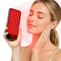 Panneau de luminothérapie LED rouge BioMol avec support mobile, dispositif de lumière rouge 660 nm et infrarouge proche 850 nm pour la thérapie faciale et corporelle