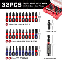 Kit d'outils d'assemblage de qualité industrielle Geinxurn S2, embouts de tournevis, embouts de visseuse à chocs, embouts mixtes PH/SQ/TT/SL, OEM ODM pris en charge