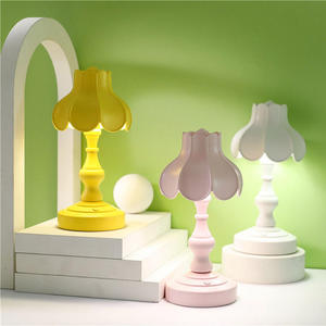 Современная настольная <span class=keywords><strong>LED</strong></span>-лампа на аккумуляторе в стиле минимализм с сенсорным управлением, теплый белый свет, для офисов и чтения студентам, прочный пластик - Product Image 4