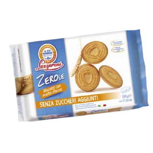 Biscuits croustillants sucrés sans sucre Lazzaroni Zerole avec malt, sans sucre ajouté, 330g x 10 pièces par sachet - Product Image 1