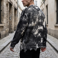 Pulls personnalisés pour hommes, pull en tricot pour hommes, pull en tricot surdimensionné, vêtements de rue en tricot