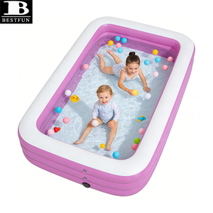 <span class=keywords><strong>Piscina</strong></span> Autoinflable con Bomba Eléctrica Inalámbrica Integrada, Bañera Familiar Inflable para Niños y Adultos, Fiesta al Aire Libre - Product Image 1