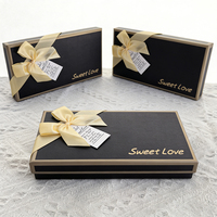 Luxuriöse Geschenkbox mit Eigenem Logo, Exquisite Umweltfreundliche Biologisch Abbaubare Handgefertigte CMYK-Box für Pralinen mit Band