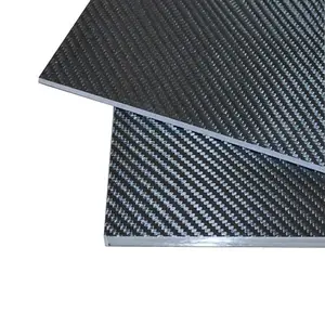Taglio CNC intero pezzo di grandi dimensioni foglio in fibra di carbonio 500mm * 500mm piastra in fibra di carbonio