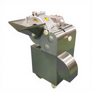 Nouvelle Machine Commerciale de Découpe de Légumes et Fruits en Gros, Multifonctionnelle Motorisée de Haute Qualité pour l'Hachage d'Aubergines, de Courgettes et de Pêches (5mm) - Product Image 1