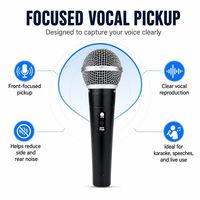 Microphone vocal dynamique SM58SA avec interrupteur marche/arrêt, pour performances en direct et en studio, micro pour chanteurs, orateurs et utilisation sur scène