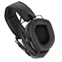 Casque tactique avec écouteurs, talkie-walkie, radio de chasse, protège-oreilles professionnels pour la protection auditive lors de l'entraînement au tir