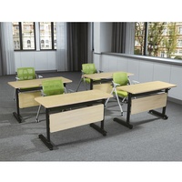 Bureau moderne en métal, structure en acier, extensible, convertible, pliable, hauteur réglable, table de conférence rectangulaire, mobilier de bureau