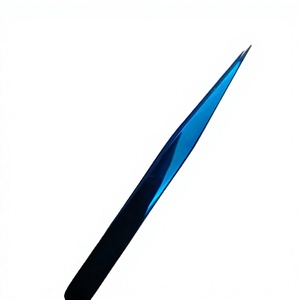 Pinzas de Acero Inoxidable con Punta Serrada de Precisión para Extensiones de Pestañas, Volumen de Pestañas 482, Personalización Gratuita, Logotipo Gratuito - Product Image 1