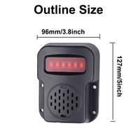 Angepasster Sprach-BSD-Totwinkelassistent mit roter LED-Blinkanzeige und Summer, IP68 Luftfahrtstecker, Alarm-Flotten-Sicherheitskit, OEM/ODM 1080P