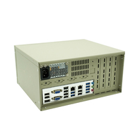 Komputer terpasang di dinding PC Desktop 4U, komputer mini desktop terpasang di dinding 10 * USB 4 * Gigabit LAN Win7/Win8/Win10