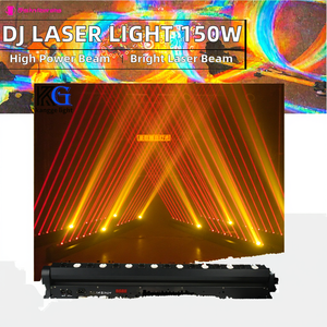 Stage 8 + 8 Eyes DJ Professional Laser Lights LED Red Laser Projector DMX 150W pour IP33 2 ans de garantie AC100-240V - Product Image 2
