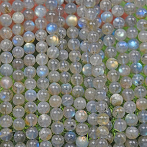 Joyería HUIYING, Cuentas Sueltas Naturales de Grado 7A, Forma de Bola, Pulidas, Semiterminadas, <span class=keywords><strong>para</strong></span> DIY, <span class=keywords><strong>Pulseras</strong></span> de Cuentas - Product Image 1