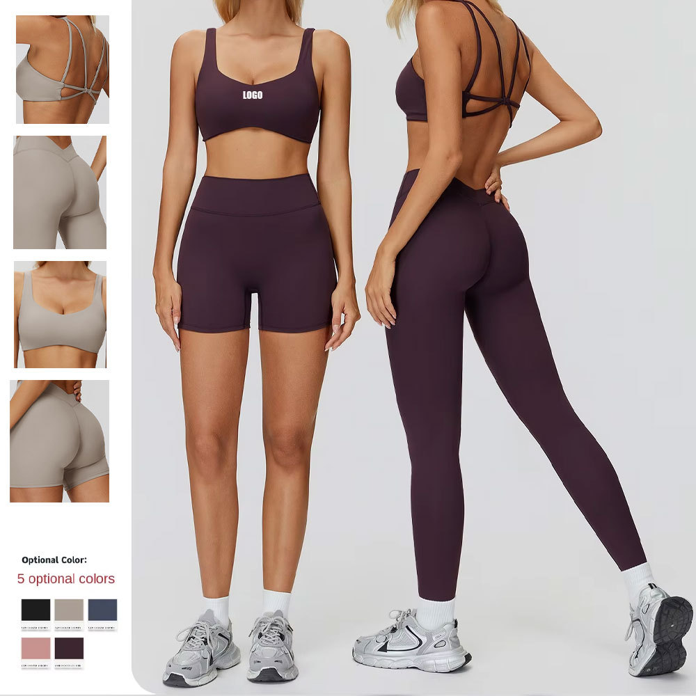 Good Selling Women's Solid Breathable Plus Size Leggings And Sports Bra 2-Piece Set High Waist Gym Yoga Workout Sets For Women