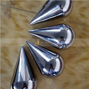 ANW555 Sculpture extérieure abstraite en acier inoxydable 304 Grand miroir Polissage Jardin Paysage Projet d'ingénierie décorative - Product Image 2