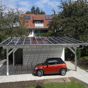 Structure de carport solaire résidentiel en alliage d'aluminium, étanche, pour montage de panneaux photovoltaïques, abri de voiture, résistant à la corrosion, abri de stationnement - Product Image 6