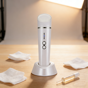 Appareil de massage facial multifonctionnel pour femme à usage domestique, <span class=keywords><strong>anti</strong></span>-âge, raffermissant, rouge et bleu, outils de soin de la peau, équipement de beauté - Product Image 1