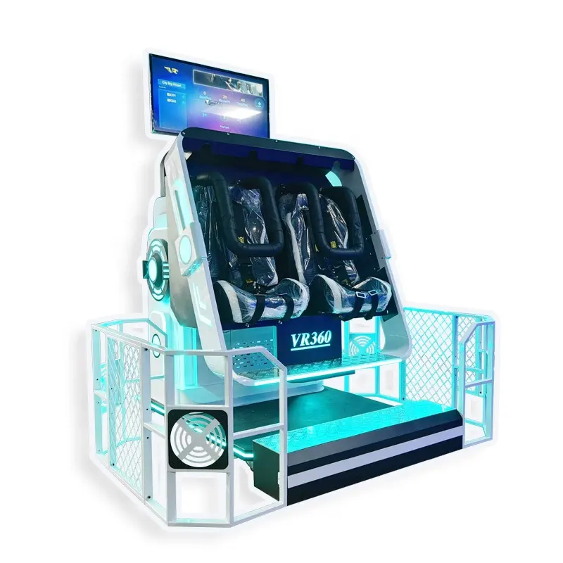 Amusement Park 360 Degree Rotating KingKong VR Flight Simulator Cockpit 9D Virtual Reality Motion Chair Simulator For Sale