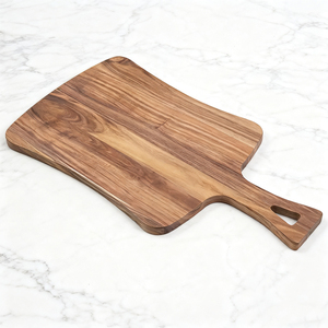 Planche à découper en bois d'acacia Bloc <span class=keywords><strong>de</strong></span> boucher Porte-légumes Planche à découper le fromage avec poignée - Product Image 2
