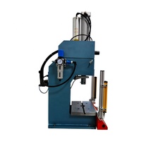 Machine de poinçonnage par pression électrique, pour roulement de poudre, bouton en caoutchouc, Pvc, bouton métallique pneumatique, deux mains, sécurité