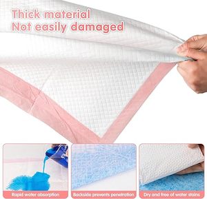 Hundetraining-Unterlagen Einweg Umweltfreundlich Super Saugfähig Geruchsneutralisierend Welpen-Toilettentraining-<span class=keywords><strong>Pads</strong></span> mit Schnelltrocknung Anti-Leck - Product Image 5