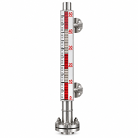 OEM UHZ-519 Pengukur Level Pelat Magnetik yang Dipasang di Samping dengan Sakelar Level Tinggi/Rendah untuk Media Suhu Tinggi dan Tekanan Tinggi.