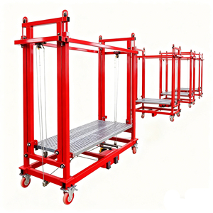 New 0.3 tấn 0.5 tấn 12 mét tự động di động Kính thiên văn khung Thang điện giàn giáo nền tảng kim loại 220V bán lẻ không dây - Product Image 2