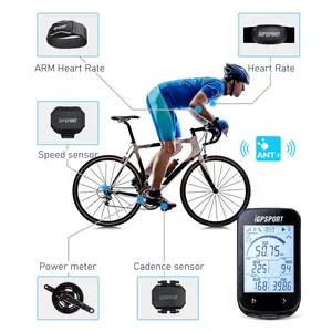 Ordinateur de vélo sans fil étanche IPX6 avec GPS et écran de 1,5 pouce pour cyclistes - Product Image 3