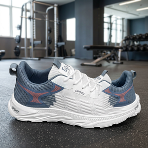 Zapatillas de Baloncesto de Alta Gama para Hombre, Nuevo Estilo, Parte Superior de Tejido Grueso, Entresuela de Cuero Genuino - Product Image 3