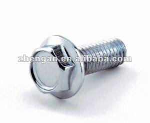 LEITE Boulon hexagonal à tête plate M5-m42 M38 à bride hexagonale en acier au carbone Din 933 Vente directe d'usine avec finition unie ANSI B18.2.1 - Product Image 3