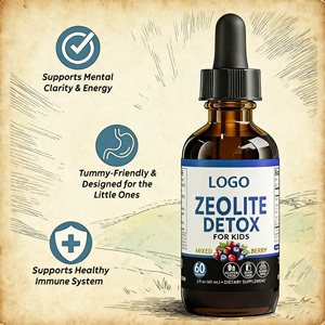 Çocuklar ve yetişkinler için metil Vitamin B12 D3 bitkisel takviyeleri ile Premium nazik ağır Metal detoks zeolit sıvı - Product Image 2