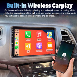 Android 13 CarPlay para <span class=keywords><strong>HONDA</strong></span> VEZEL <span class=keywords><strong>HRV</strong></span> 2015 2018 navegación GPS Carplay WiFi 4G reproductor de vídeo <span class=keywords><strong>Multimedia</strong></span> Radio Estéreo de coche - Product Image 3