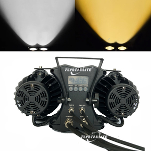 Flystar FS-LW2100 extérieur COB LED Par lumière 200W 2 yeux chaud blanc froid <span class=keywords><strong>effet</strong></span> IP65 DMX public Blinder lumière pour utilisation DJ - Product Image 6
