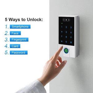 Control <span class=keywords><strong>de</strong></span> Acceso 5 en 1 con Reconocimiento Facial/Huella Dactilar, Resistente al Agua y a la Intemperie IP66, con Aplicación TUYA WIFI, Capacidad para 100/<span class=keywords><strong>500</strong></span> - Product Image 6